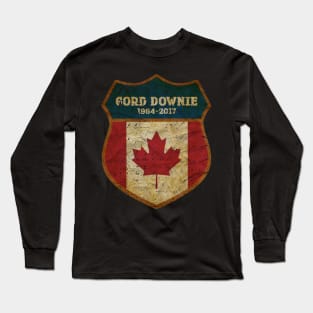 vintage classic story gord downie 1964-2017 canadian Long Sleeve T-Shirt